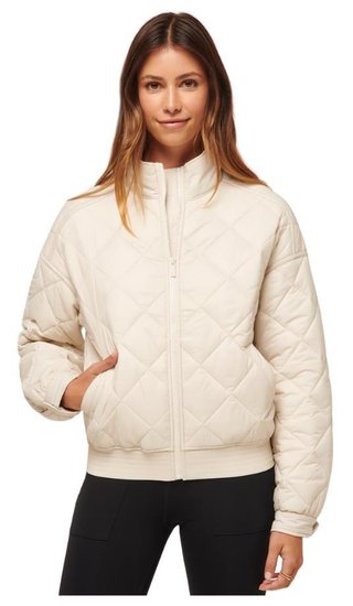 Travis Mathew Lights at Night Quilted women's jacket, pumice stone