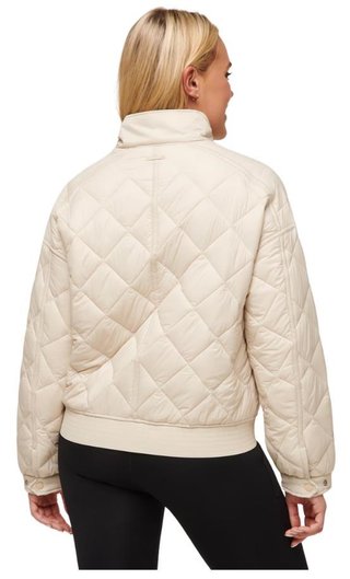 Travis Mathew Lights at Night Quilted women's jacket, pumice stone