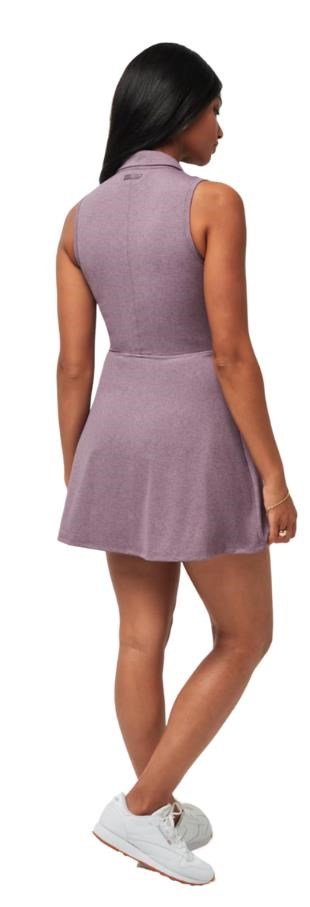 Travis Mathew Moveknit Sleeveless women's dress, heather moonscape