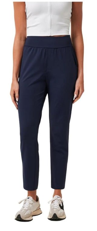 Travis Mathew Moveknit Resilience women's pants, navy blazer