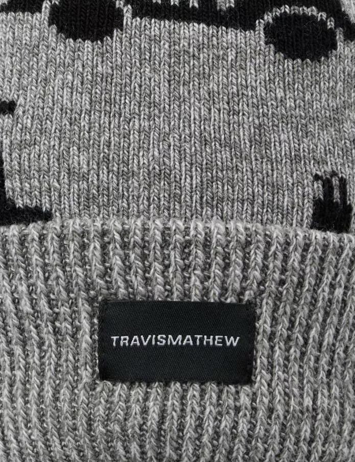 Travis Mathew Mapes men's beanie, heather grey