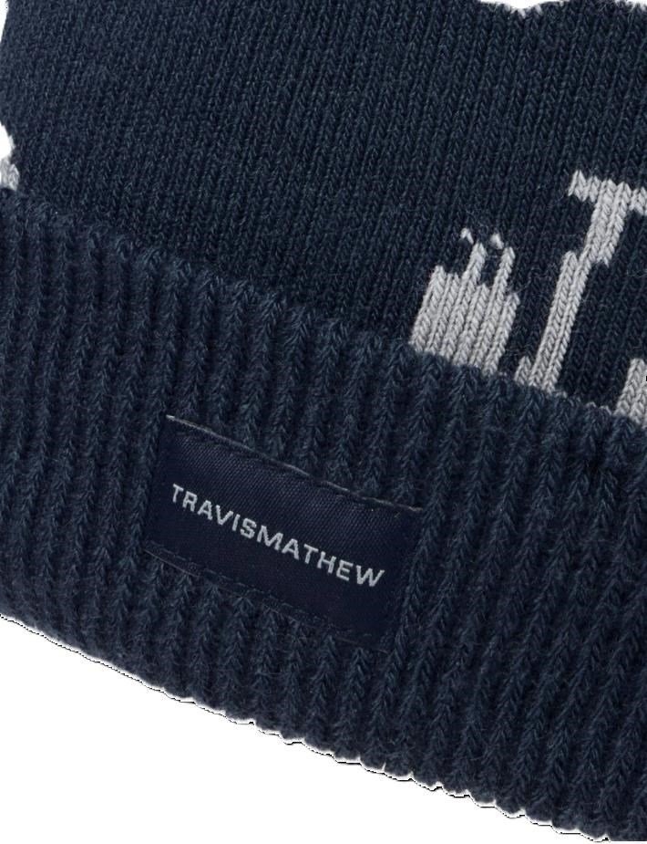 Travis Mathew Mapes men's beanie, total eclipse