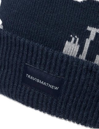 Travis Mathew Mapes men's beanie, total eclipse