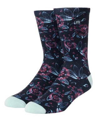 Travis Mathew Flourish Crew socks, mood indigo