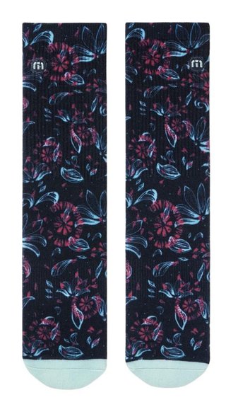 Travis Mathew Flourish Crew socks, mood indigo
