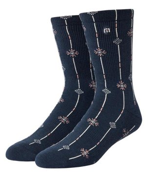 Travis Mathew Deco Crew socks, mood indigo