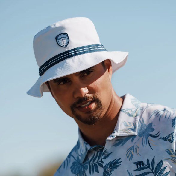 Callaway Bucket Hat men's hat, white/navy