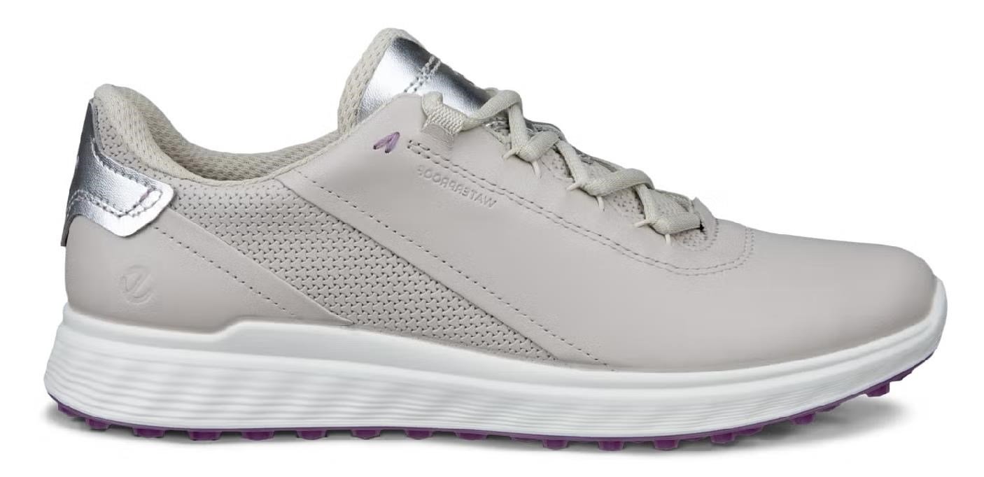 Ecco S-Casual ladies golf shoes, gravel/silver metallic