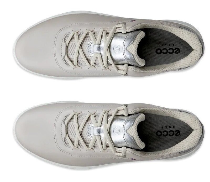 Ecco S-Casual ladies golf shoes, gravel/silver metallic