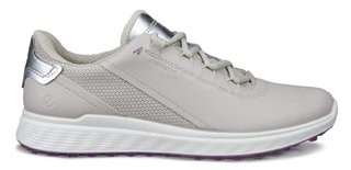 Ecco S-Casual ladies golf shoes, gravel/silver metallic