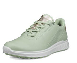 Ecco S-Casual ladies golf shoes, matcha/gold metallic