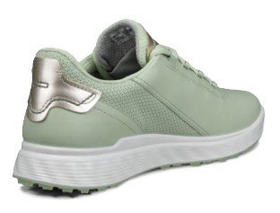 Ecco S-Casual ladies golf shoes, matcha/gold metallic