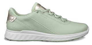 Ecco S-Casual ladies golf shoes, matcha/gold metallic