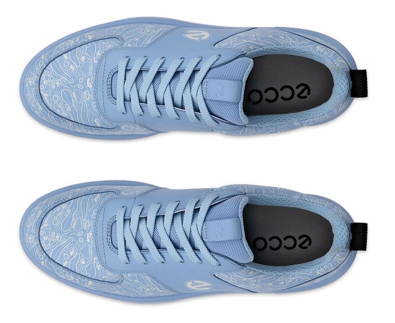 Ecco Street 720 ladies golf shoes, blue bell