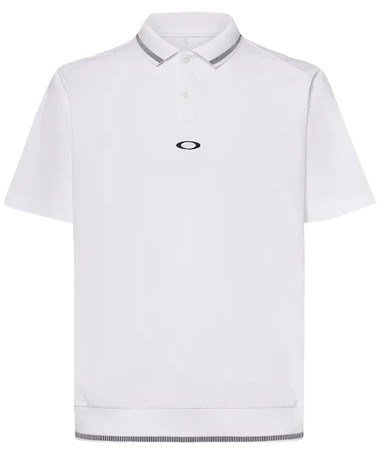 Oakley O-Sync Pack Abstract Hem men's polo, white