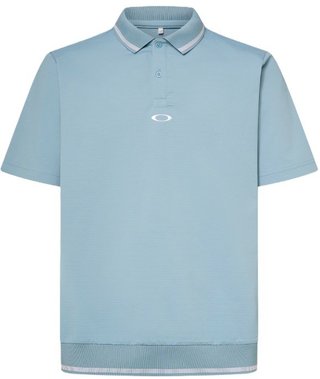 Oakley O-Sync Pack Abstract Hem men's polo, blue ice
