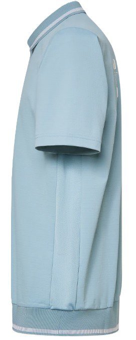 Oakley O-Sync Pack Abstract Hem men's polo, blue ice