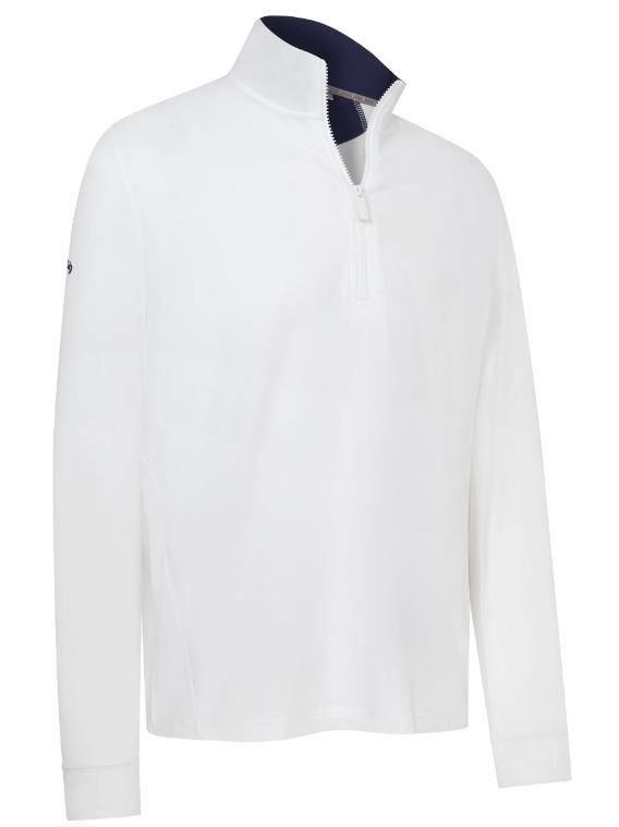 Callaway 1/4 Zip men's pullover, bright white