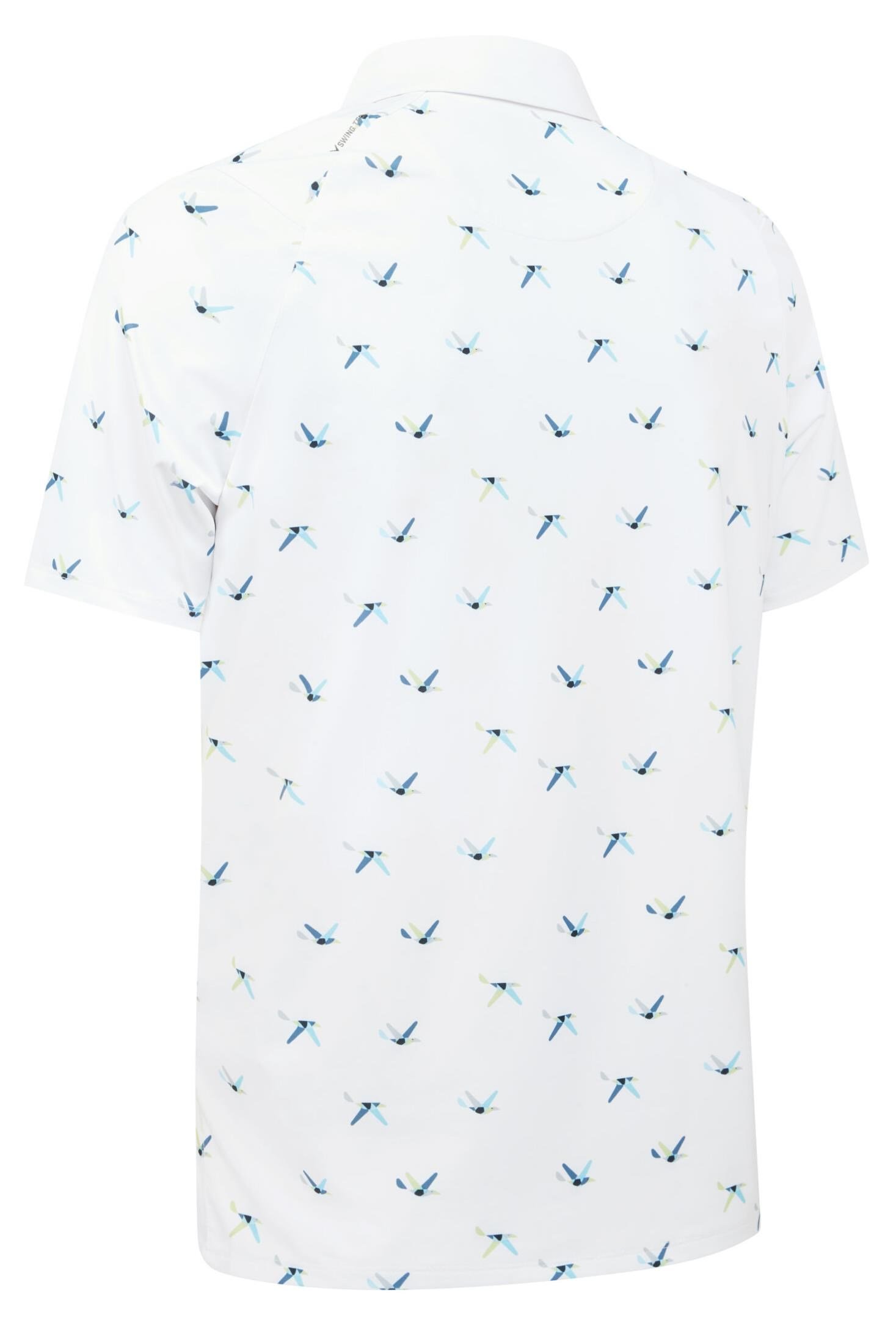Callaway All Over Birdie men's polo, bright white