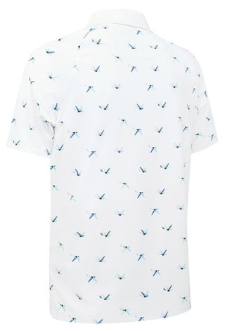 Callaway All Over Birdie men's polo, bright white