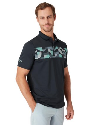 Callaway Optical 'C' men's polo, caviar