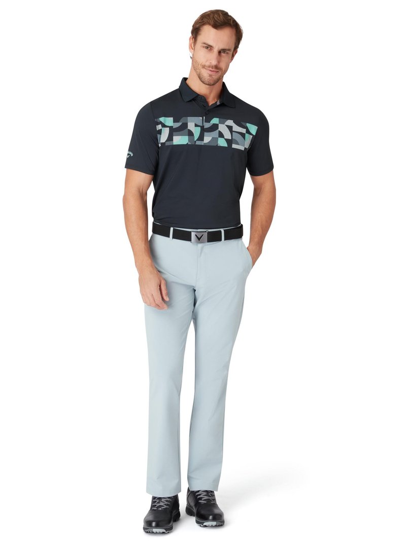Callaway Optical 'C' men's polo, caviar