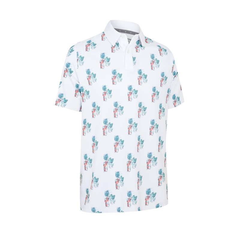 Callaway 19th Hole men's polo, bright white
