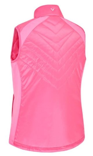 Callaway Chev Primaloft women's vest, cheeky pink