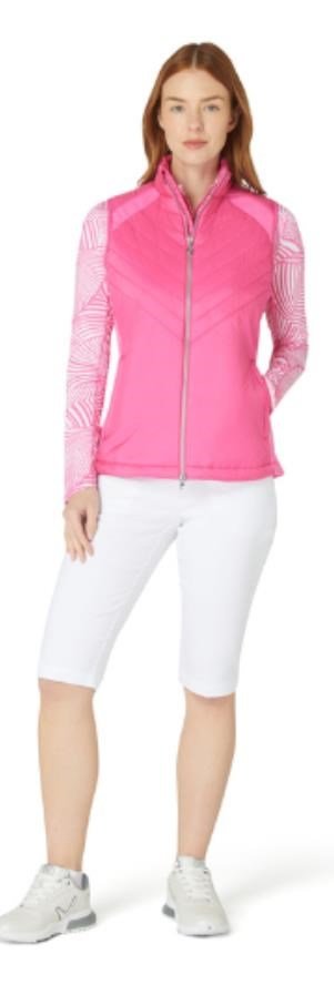 Callaway Chev Primaloft women's vest, cheeky pink