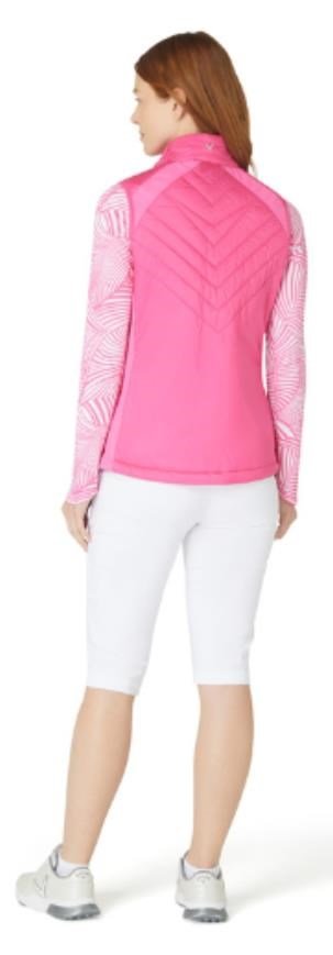 Callaway Chev Primaloft women's vest, cheeky pink