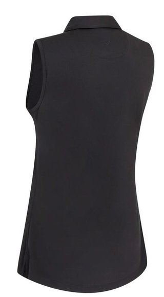 Callaway Tournament Sleeveless women's polo, caviar