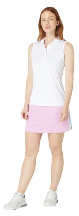 Callaway Tournament Sleeveless women's polo, bright white