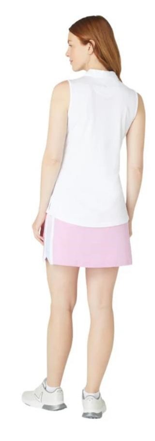Callaway Tournament Sleeveless women's polo, bright white