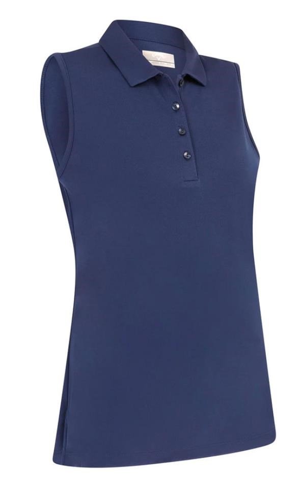 Callaway Tournament Sleeveless women's polo, peacoat