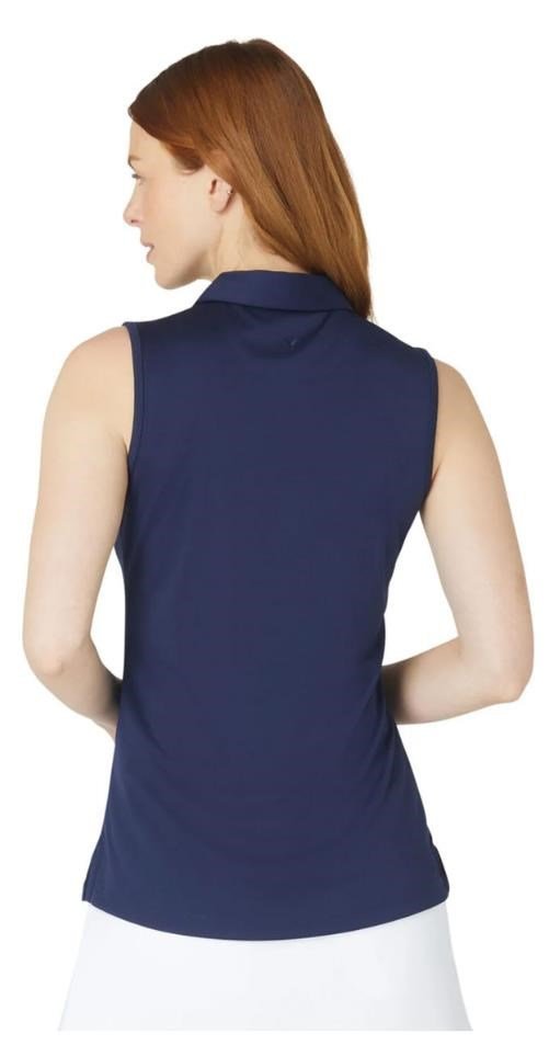 Callaway Tournament Sleeveless women's polo, peacoat