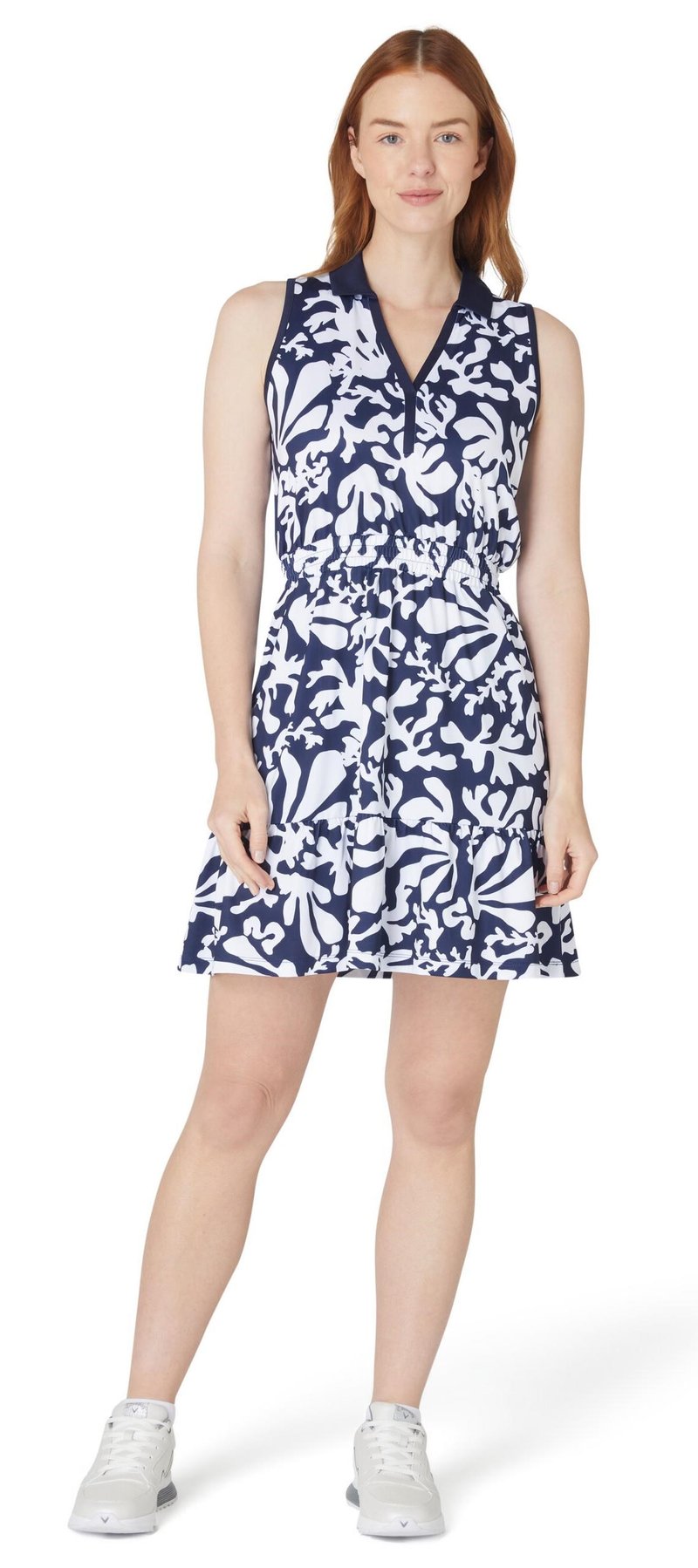Callaway Abstract Floral women's dress, peacoat