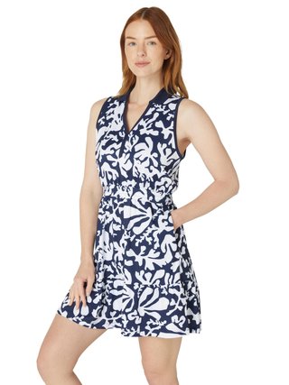 Callaway Abstract Floral women's dress, peacoat