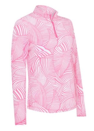 Callaway Stencil Floral women's sweatshirt, cheeky pink