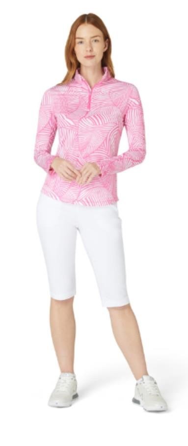 Callaway Stencil Floral women's sweatshirt, cheeky pink