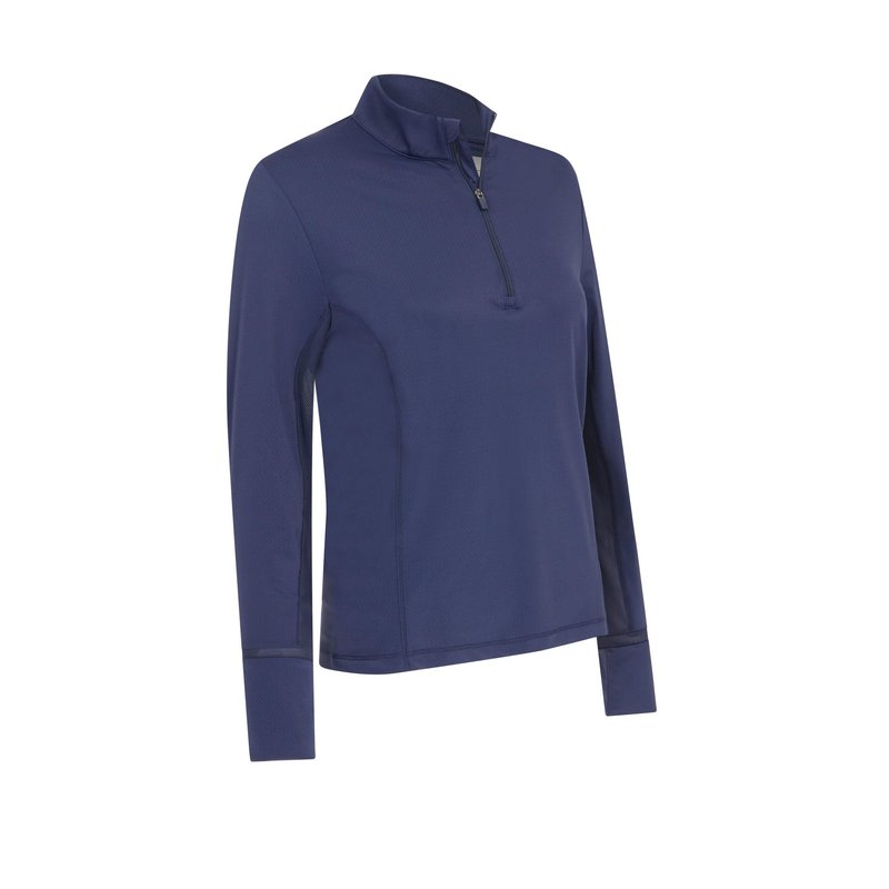 Callaway Colourblock Sun Protection women's top, peacoat