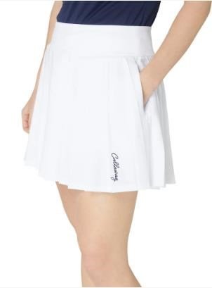 Callaway 16" Pleated women's skort, brilliant white