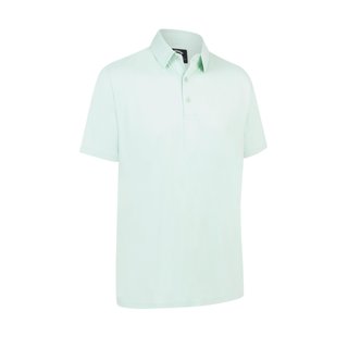 Callaway Premium Jacquard men's polo, birds egg green