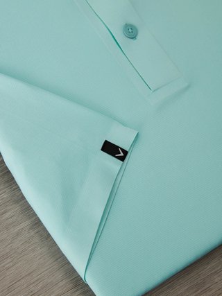 Callaway Premium Jacquard men's polo, birds egg green
