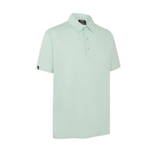 Callaway Premium Heathered men's polo, birds egg green heather