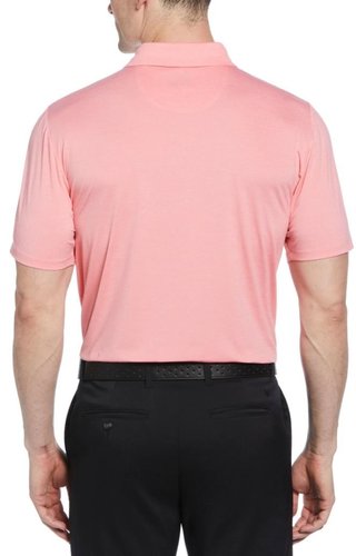 Callaway Premium Heathered men's polo, strawberry pink heather