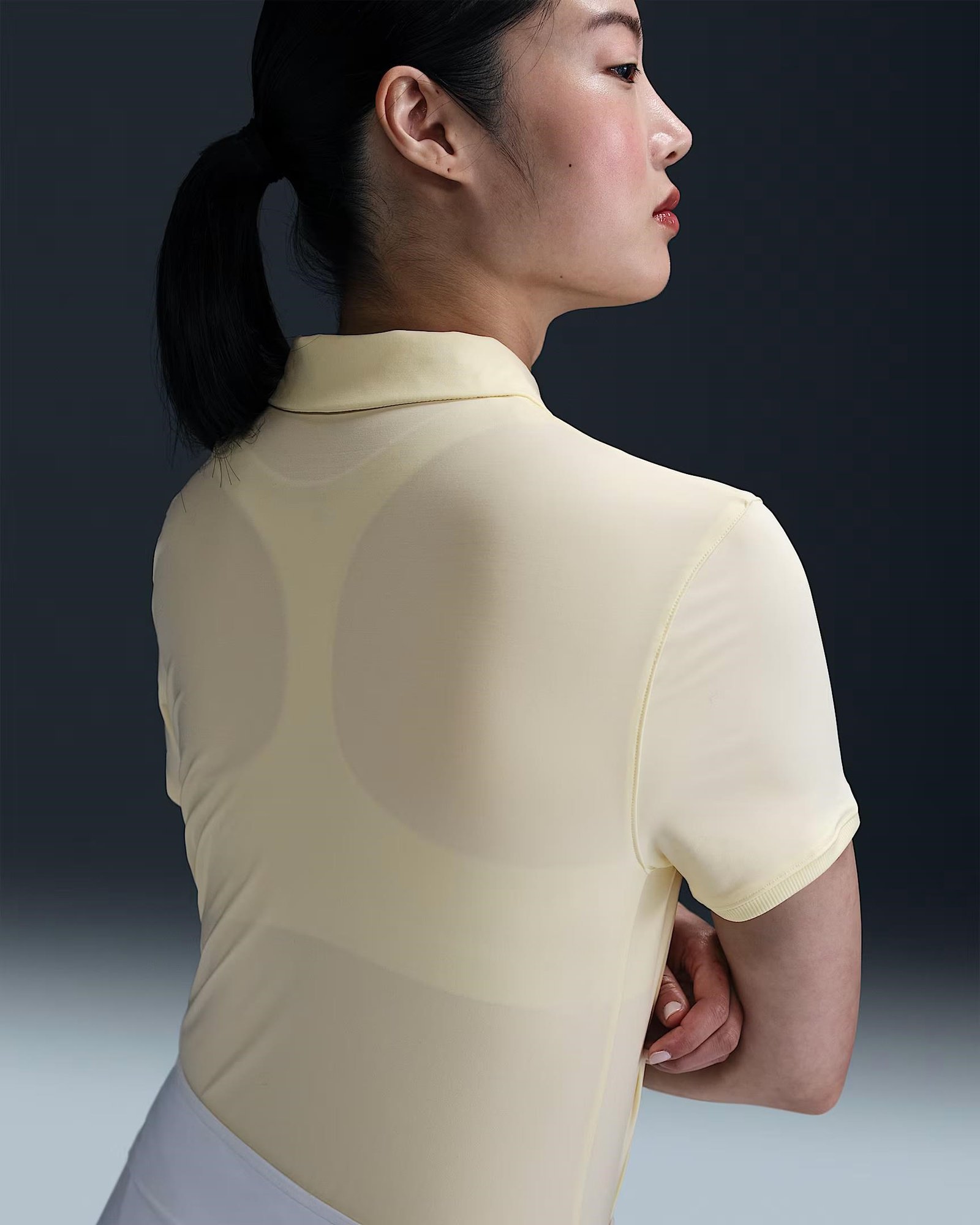 Nike Victory Dri-FIT SS women's polo, alabaster/white