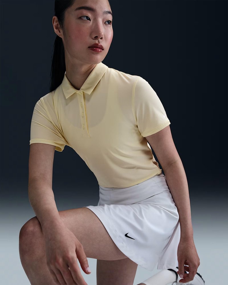 Nike Victory Dri-FIT SS women's polo, alabaster/white