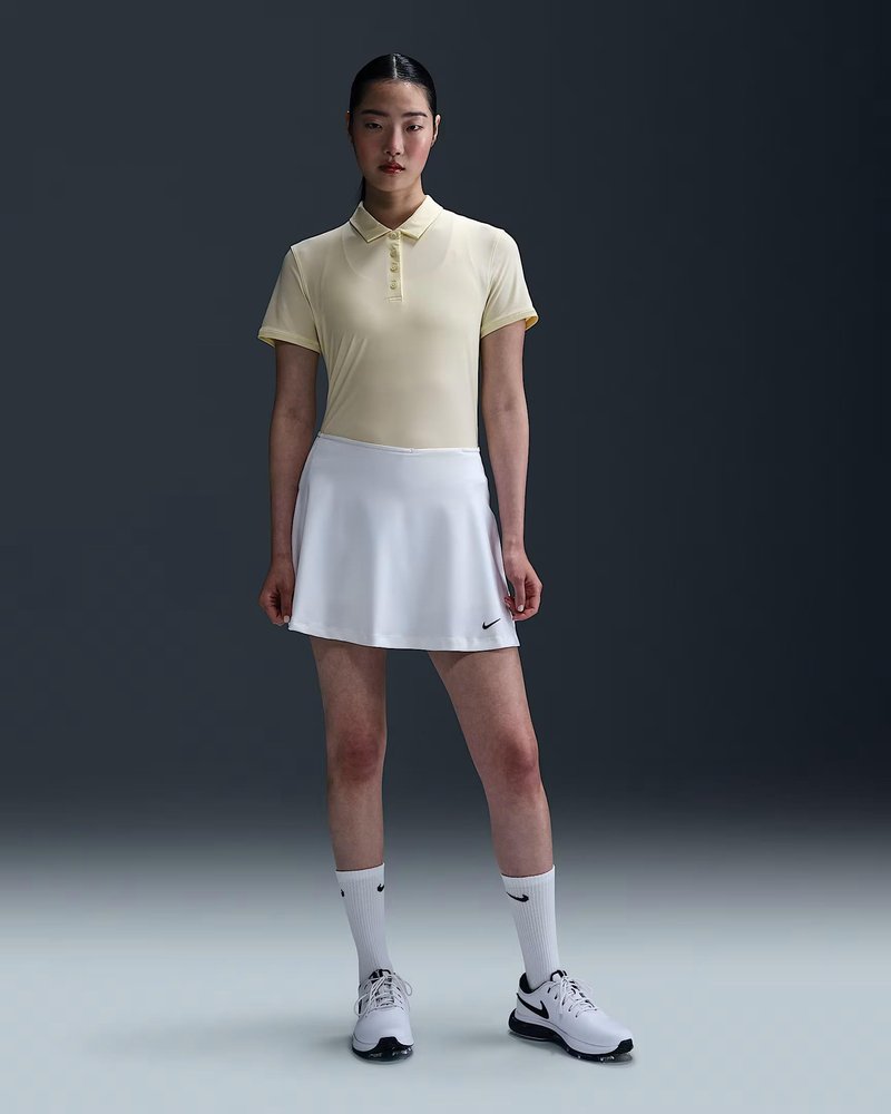 Nike Victory Dri-FIT SS women's polo, alabaster/white