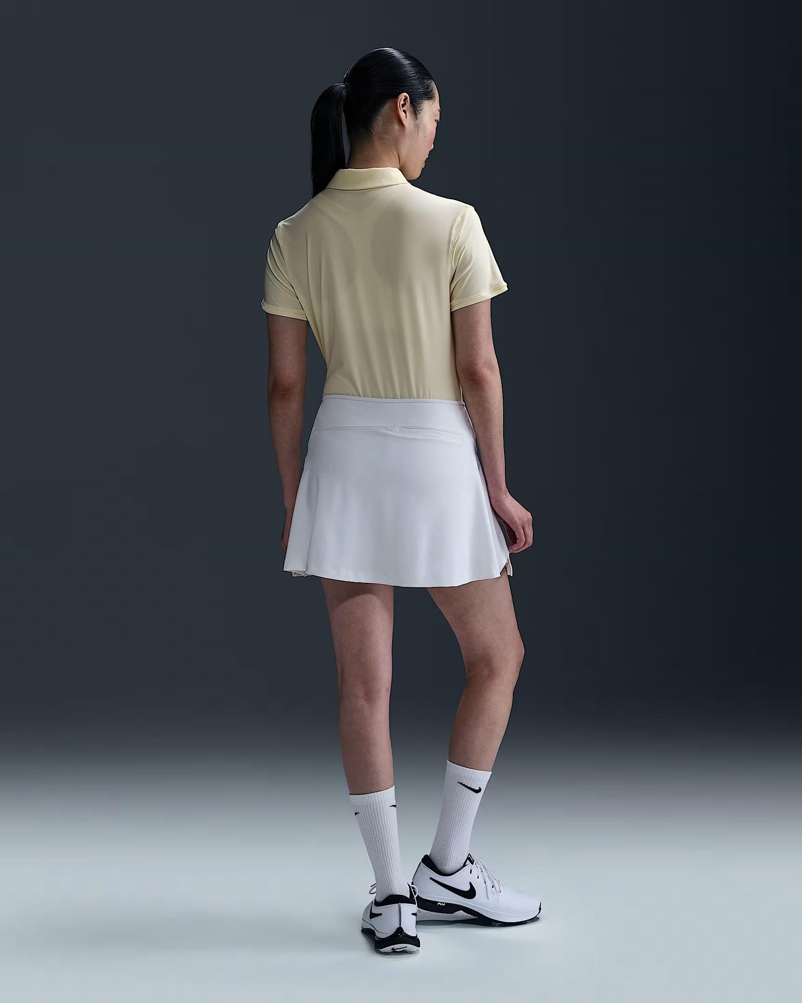 Nike Victory Dri-FIT SS women's polo, alabaster/white