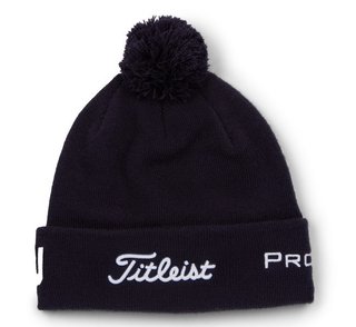 Titleist Tour Pom Pom unisex winter cap, navy/white